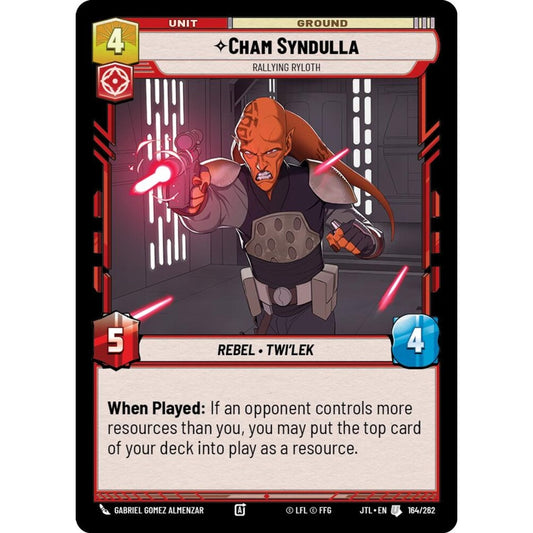 Cham Syndulla, U, JTL 164), Star Wars Unlimited