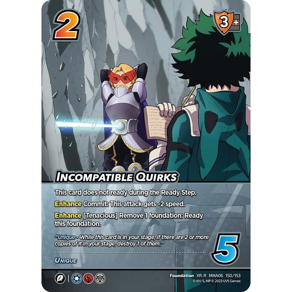 Incompatible Quirks, 150/153, MHA06, Universus, MHA06 Jet Burn, nan