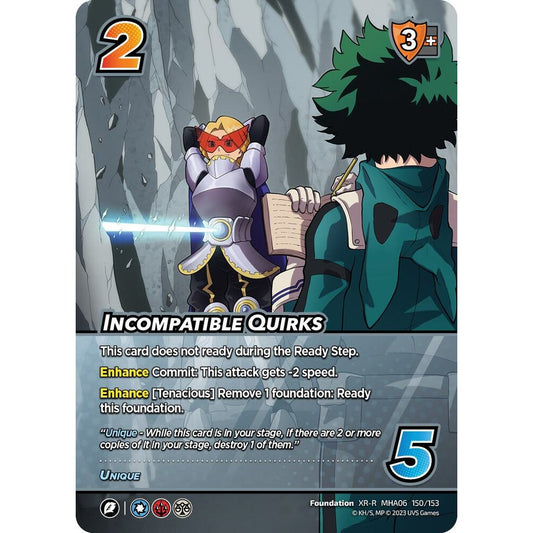 Incompatible Quirks, 150/153, MHA06, Universus, MHA06 Jet Burn, nan