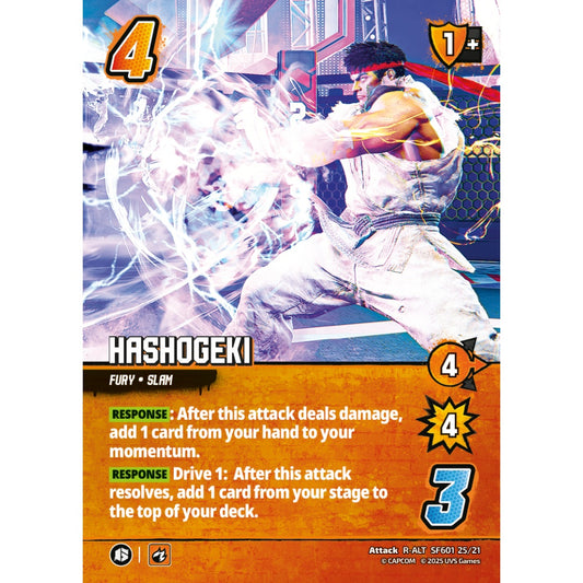 Hashogeki 6/21 SF601 Universus Street Fighter 6: Challanger Series Ryu&Luke Attack R-ALT