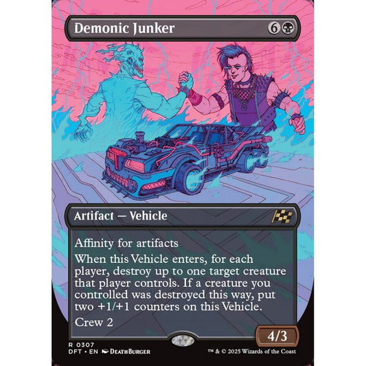 Demonic Junker, 307, rare, Magic: The Gathering, Aetherdrift