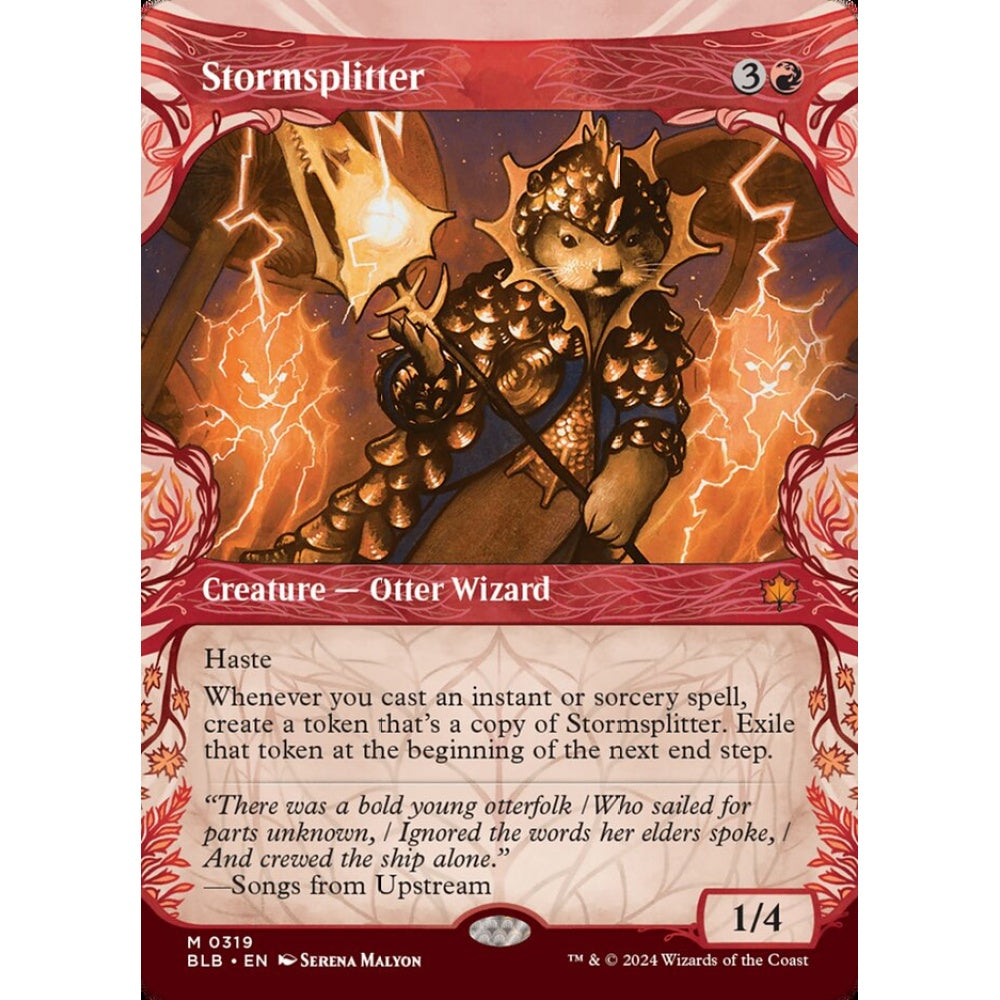 Stormsplitter, 319, mythic, Magic: The Gathering, Bloomburrow