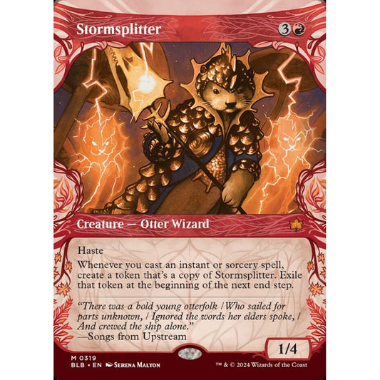 Stormsplitter, 319, mythic, Magic: The Gathering, Bloomburrow