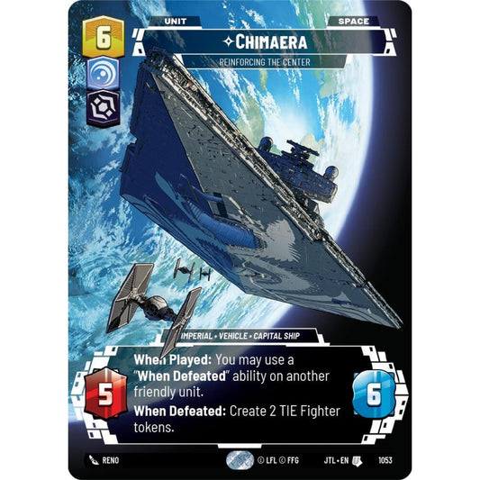 Chimaera, U, JTL 1053) Prestige Foil, Star Wars Unlimited