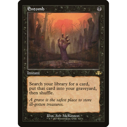 Entomb rare 304 Magic the Gathering Dominaria Remastered