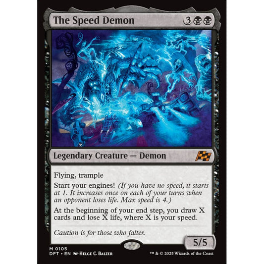 The Speed Demon, 105, mythic, Magic: The Gathering, Aetherdrift