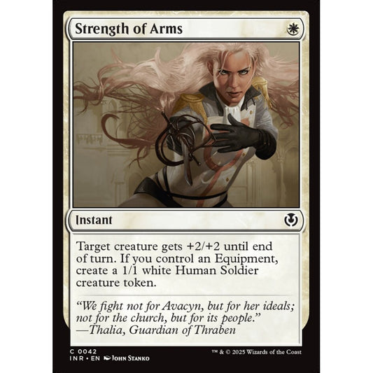 Strength of Arms, 42, common, Magic: The Gathering, Innistrad Remastered