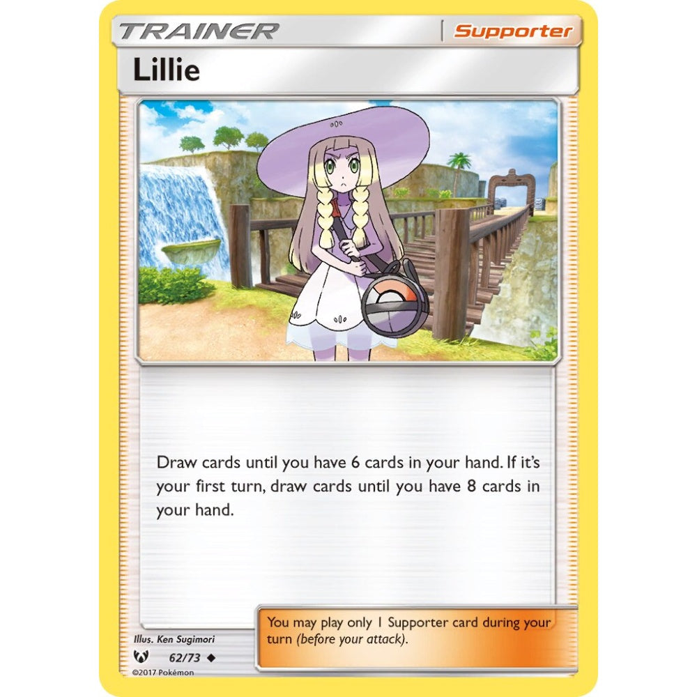 Lillie Uncommon 62/73 Pokemon Card Game Shining Legends