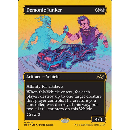Demonic Junker, 524, rare, Magic: The Gathering, Aetherdrift