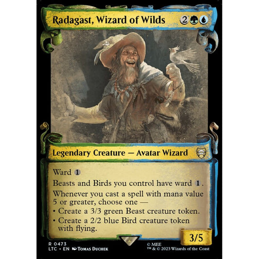 Radagast, Wizard of Wilds, rare, 473, Magic the Gathering, Tales of Middle-earth Commander