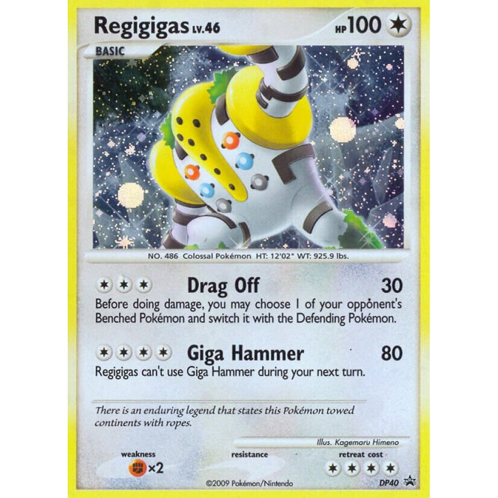 Regigigas Promo DP40 Pokemon Card Game Diamond & Pearl Promos