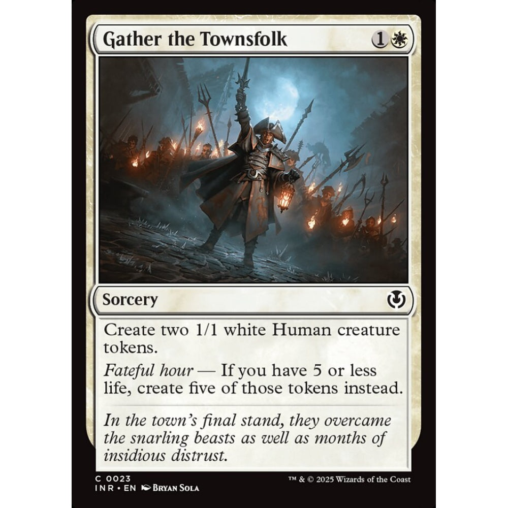 Gather the Townsfolk, 23, common, Magic: The Gathering, Innistrad Remastered