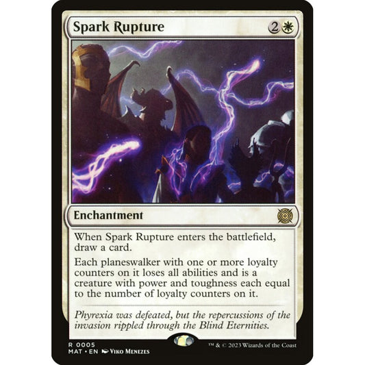 Spark Rupture rare 5 Magic the Gathering March of the Machine: The Aftermath