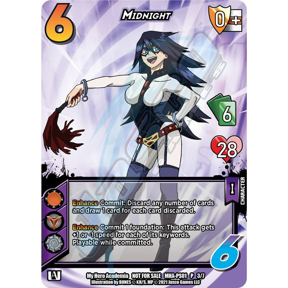 Midnight, 3/7, MHA-PS01, Universus, MHA Promos, nan