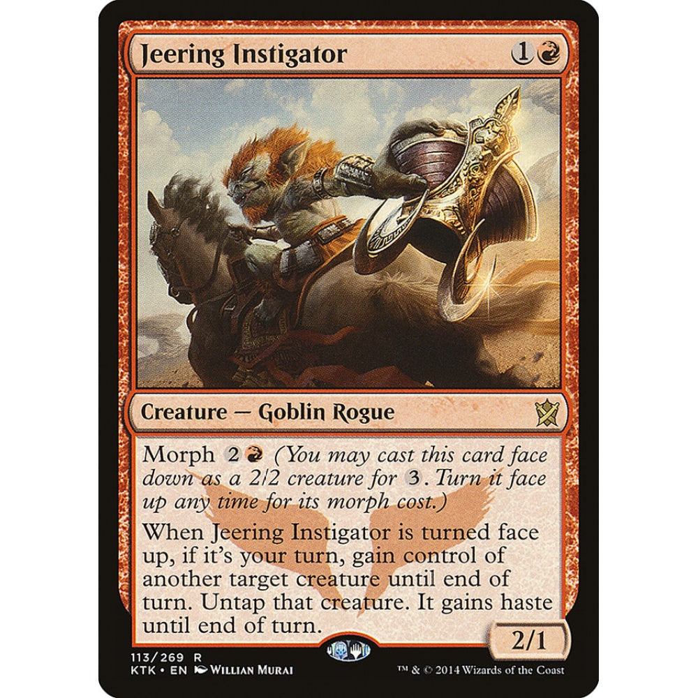 Jeering Instigator rare 113 Magic the Gathering Khans of Tarkir