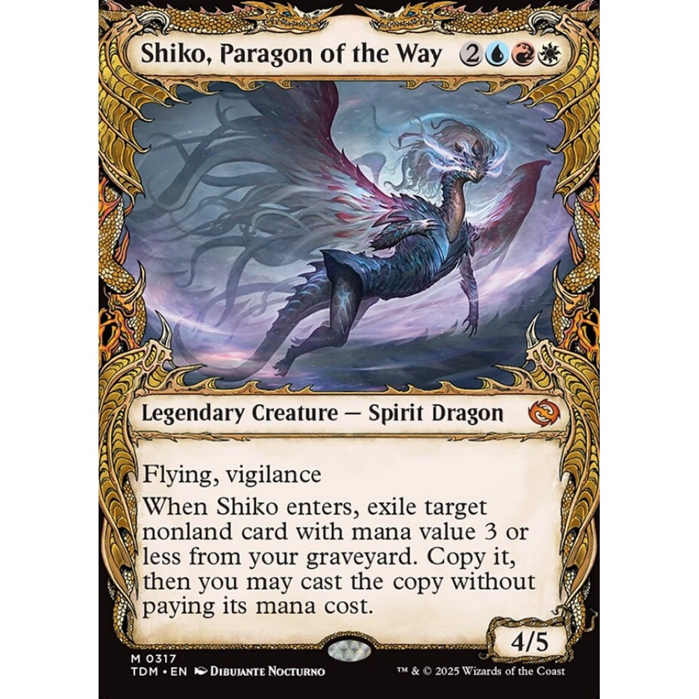 Shiko, Paragon of the Way mythic 317 Magic the Gathering Tarkir: Dragonstorm
