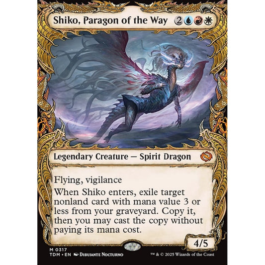 Shiko, Paragon of the Way mythic 317 Magic the Gathering Tarkir: Dragonstorm