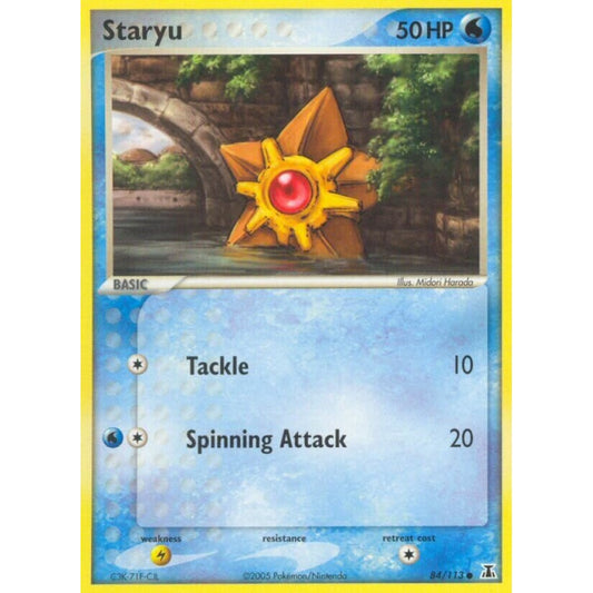 Staryu Common 84/113 Pokemon Card Game EX Delta Species