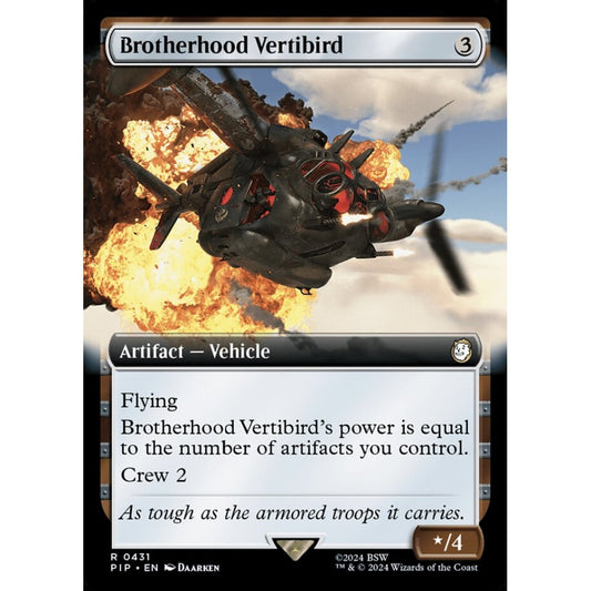 Brotherhood Vertibird rare 431 Magic the Gathering Fallout