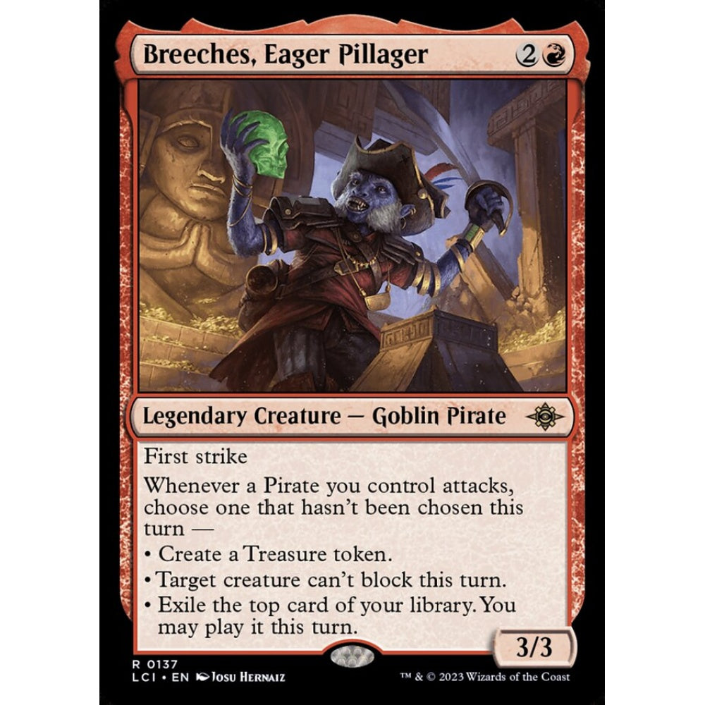 Breeches, Eager Pillager rare 137 Magic the Gathering The Lost Caverns of Ixalan