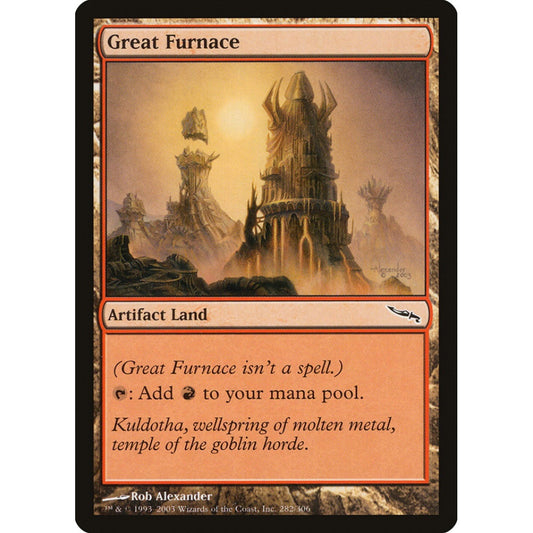 Great Furnace common 282 Magic the Gathering Mirrodin