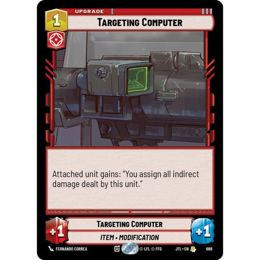 Targeting Computer, R, JTL 669) Foil, Star Wars Unlimited