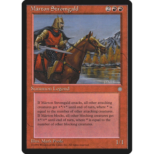 Márton Stromgald rare 199 Magic the Gathering Ice Age