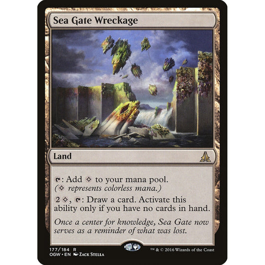 Sea Gate Wreckage rare 177 Magic the Gathering Oath of the Gatewatch