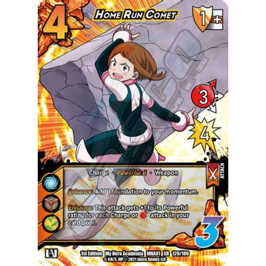 Home Run Comet, 128/180, XR, UniVersus, MHA01 My Hero Academia