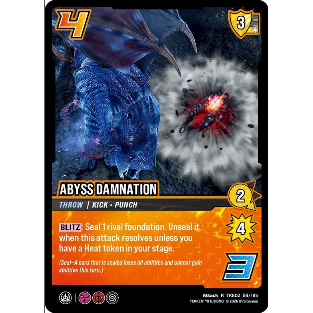 Abyss Damnation 83/185 TK802 Universus Tekken 8 Attack R