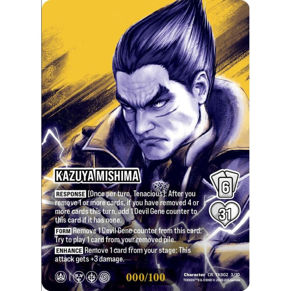 Kazuya Mishima 3/10 TK802 Universus Tekken 8 Character CHROME