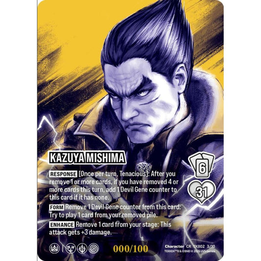 Kazuya Mishima 3/10 TK802 Universus Tekken 8 Character CHROME