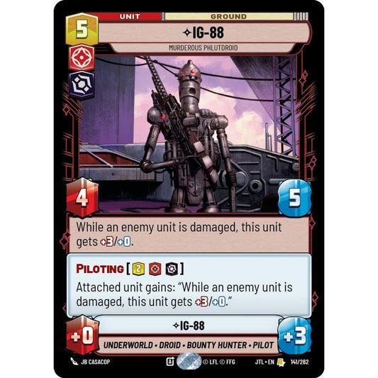 IG-88, R, JTL 141), Star Wars Unlimited