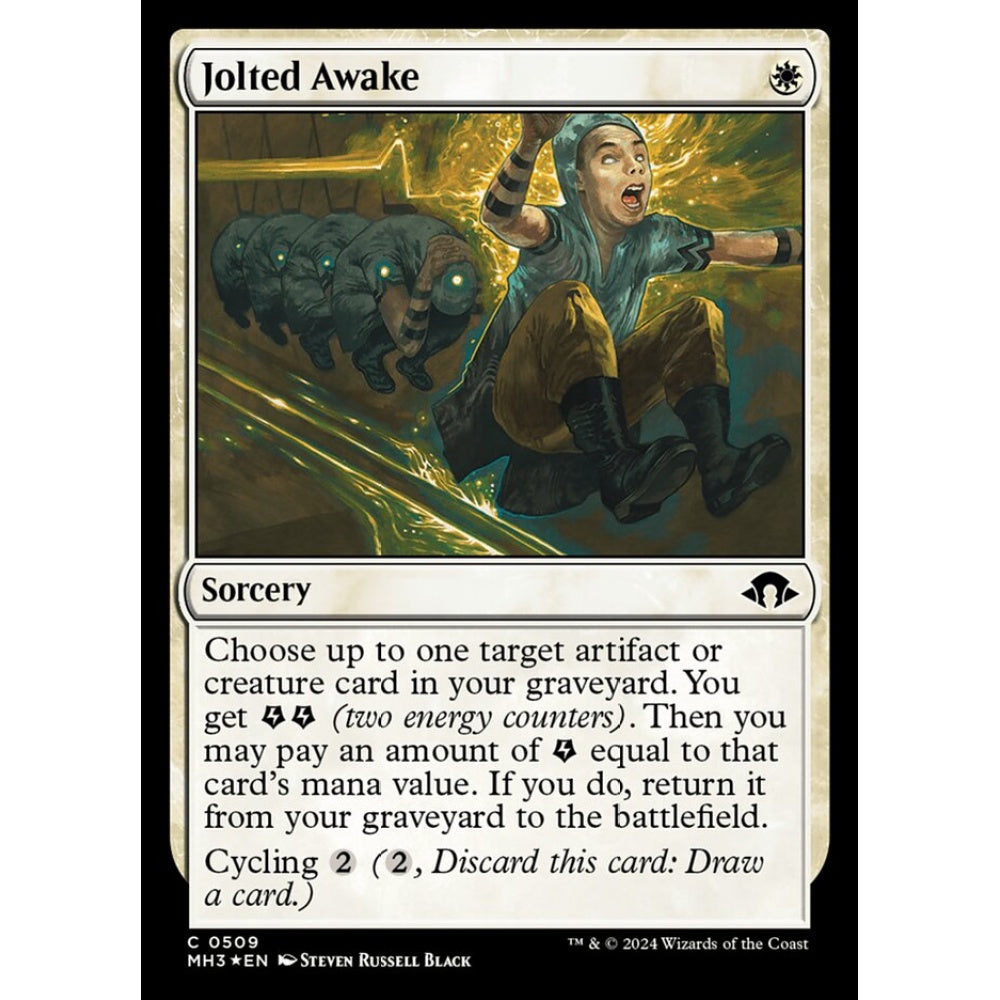 Jolted Awake, 509, common, Magic: The Gathering, Modern Horizons 3