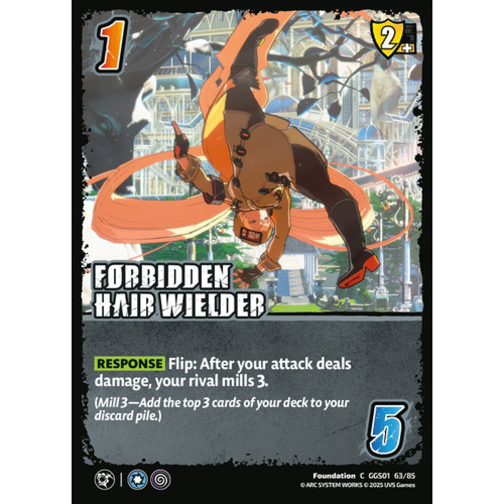 Forbidden Hair Wielder 63/85 Universus Card Game Guilty Gear -Strive- C Non-Foil