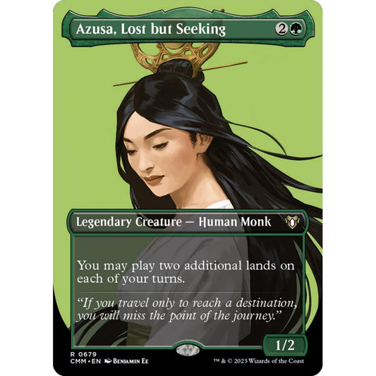Azusa, Lost but Seeking rare 679 Magic the Gathering Commander Masters