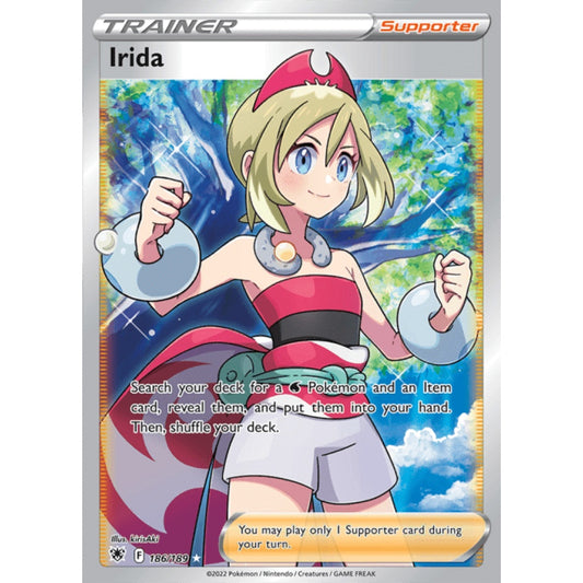 Irida Full Art 186/189 Pokemon Card Game Astral Radiance