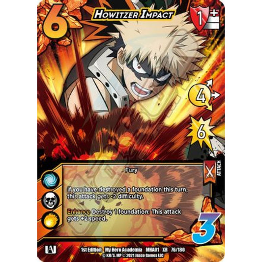 Howitzer Impact, 76/180, XR, UniVersus, MHA01 My Hero Academia