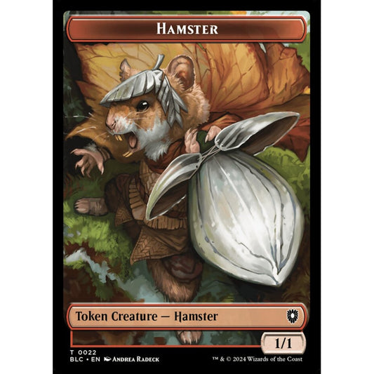 Hamster, 22, common, Magic: The Gathering, Bloomburrow
