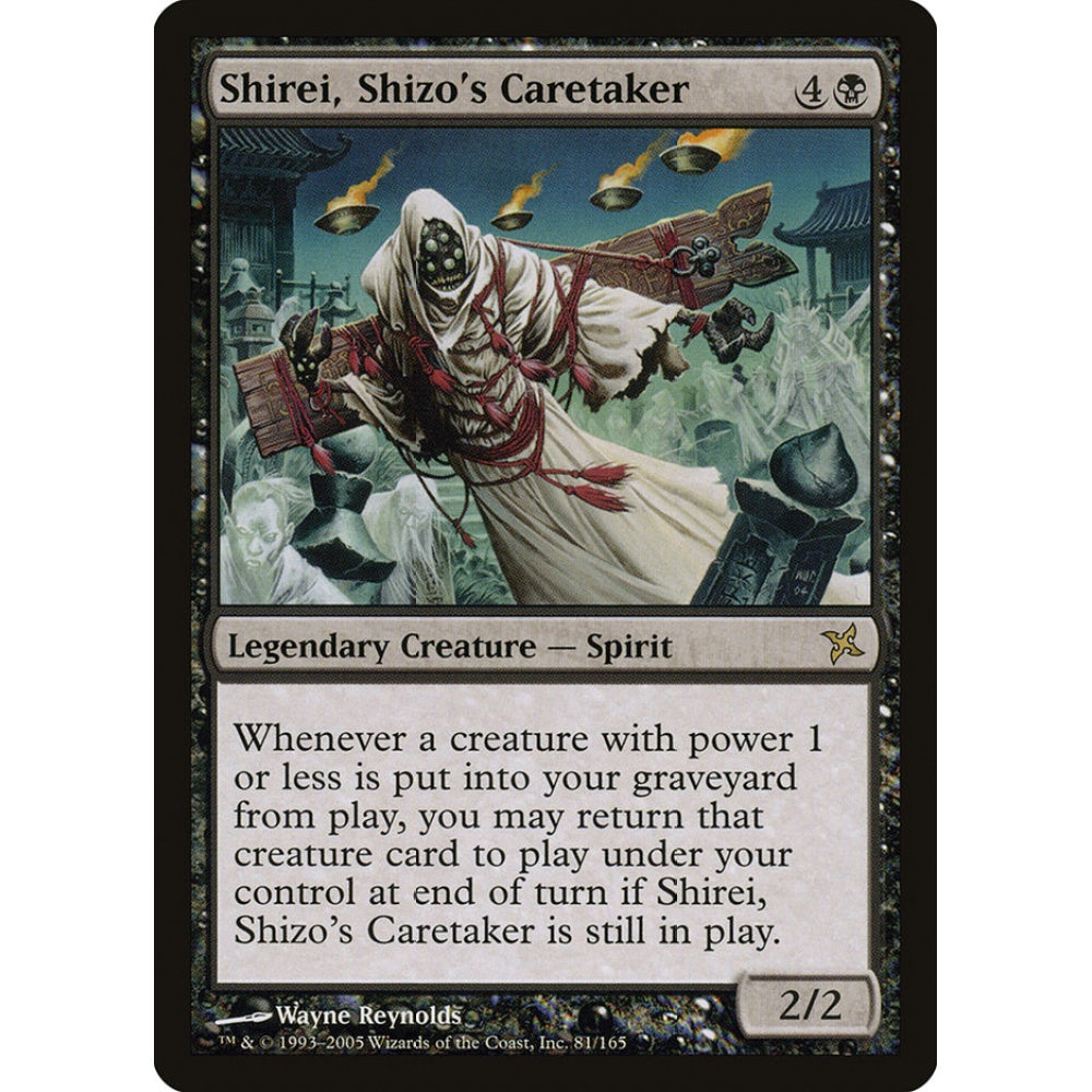 Shirei, Shizo's Caretaker rare 81 Magic the Gathering Betrayers of Kamigawa