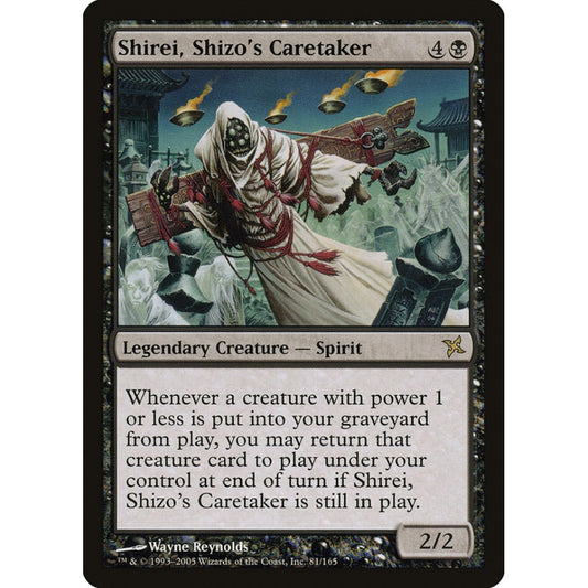 Shirei, Shizo's Caretaker rare 81 Magic the Gathering Betrayers of Kamigawa