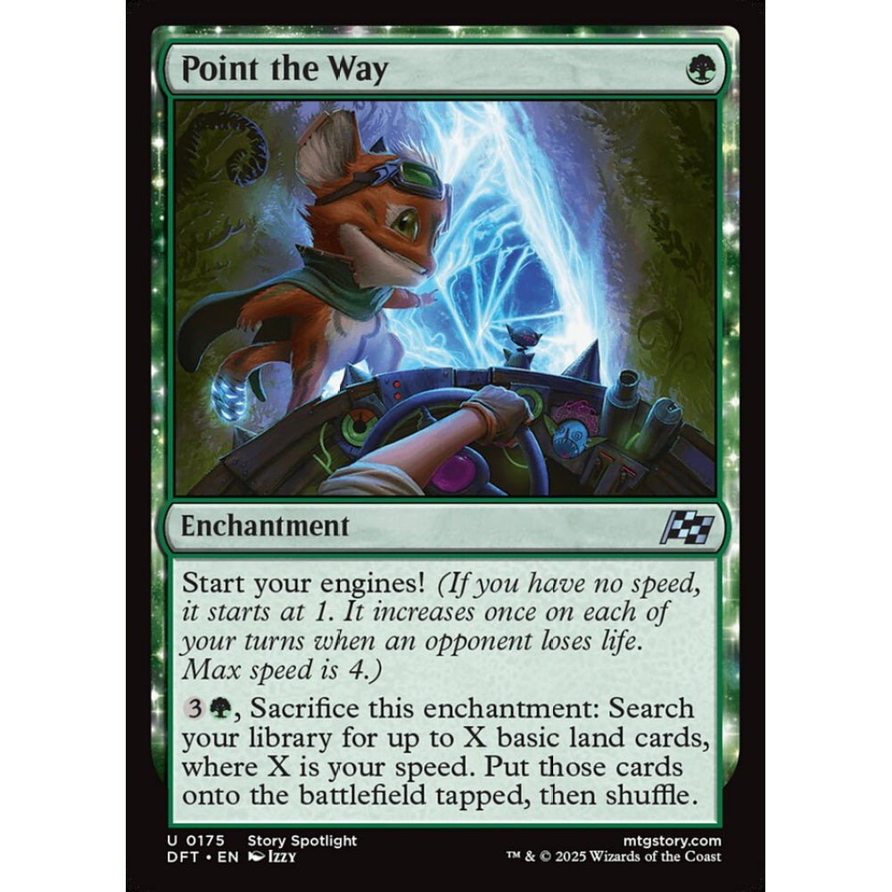 Point the Way, 175, uncommon, Magic: The Gathering, Aetherdrift