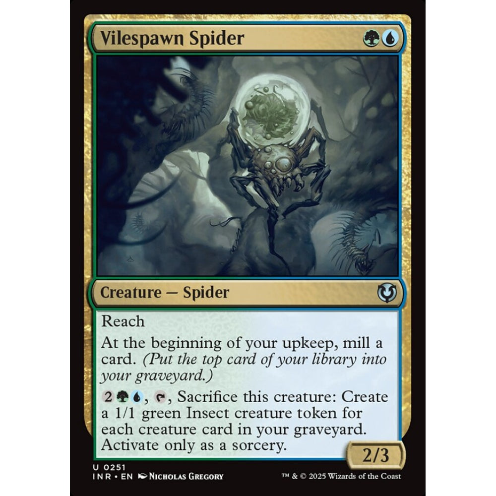 Vilespawn Spider, 251, uncommon, Magic: The Gathering, Innistrad Remastered