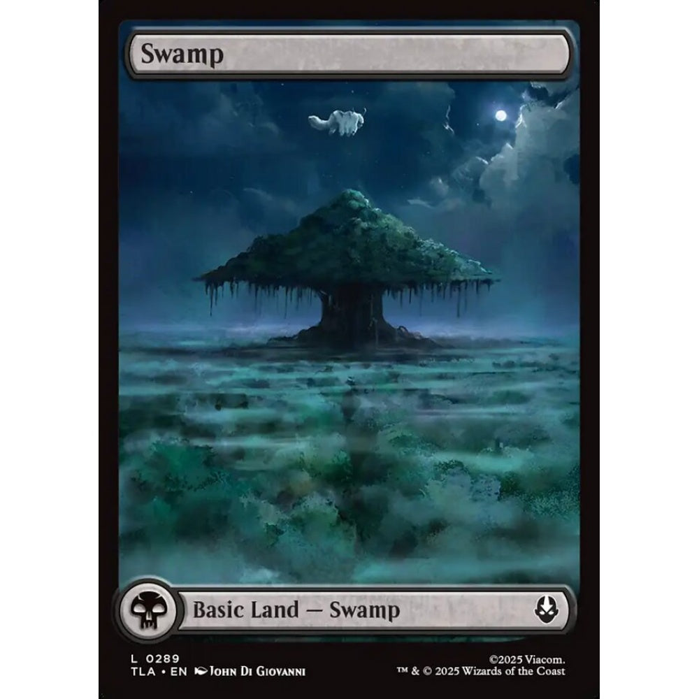 Swamp common 289 Magic the Gathering Avatar: The Last Airbender