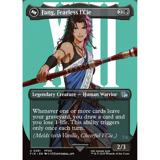 Fang, Fearless l'Cie uncommon 381 Magic the Gathering Final Fantasy