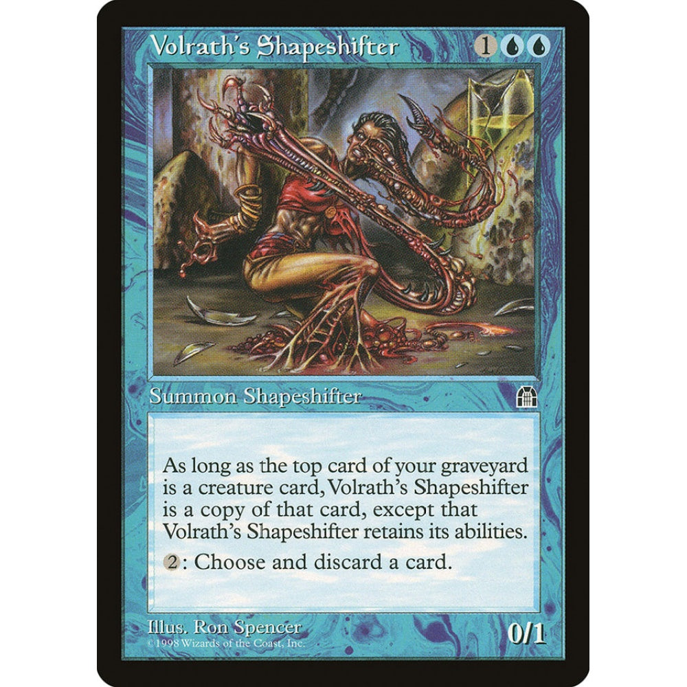 Volrath's Shapeshifter rare 48 Magic the Gathering Stronghold Spanish