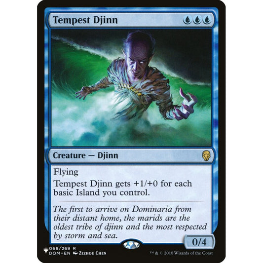 Tempest Djinn rare DOM-68 Magic the Gathering The List