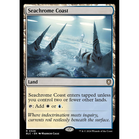 Seachrome Coast, 328, rare, Magic: The Gathering, Bloomburrow