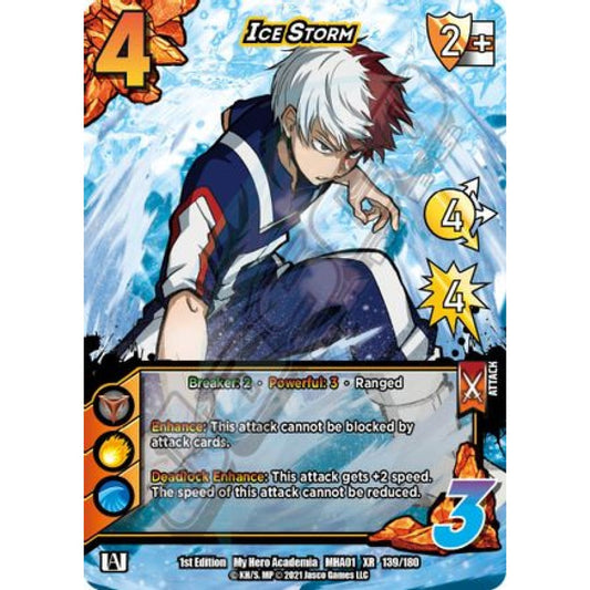 Ice Storm, 139/180, XR, UniVersus, MHA01 My Hero Academia