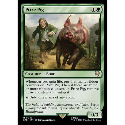 Prize Pig, rare, 43, Magic the Gathering, Tales of Middle-earth Commander